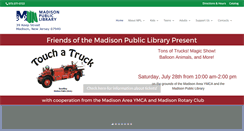 Desktop Screenshot of madisonnjlibrary.org
